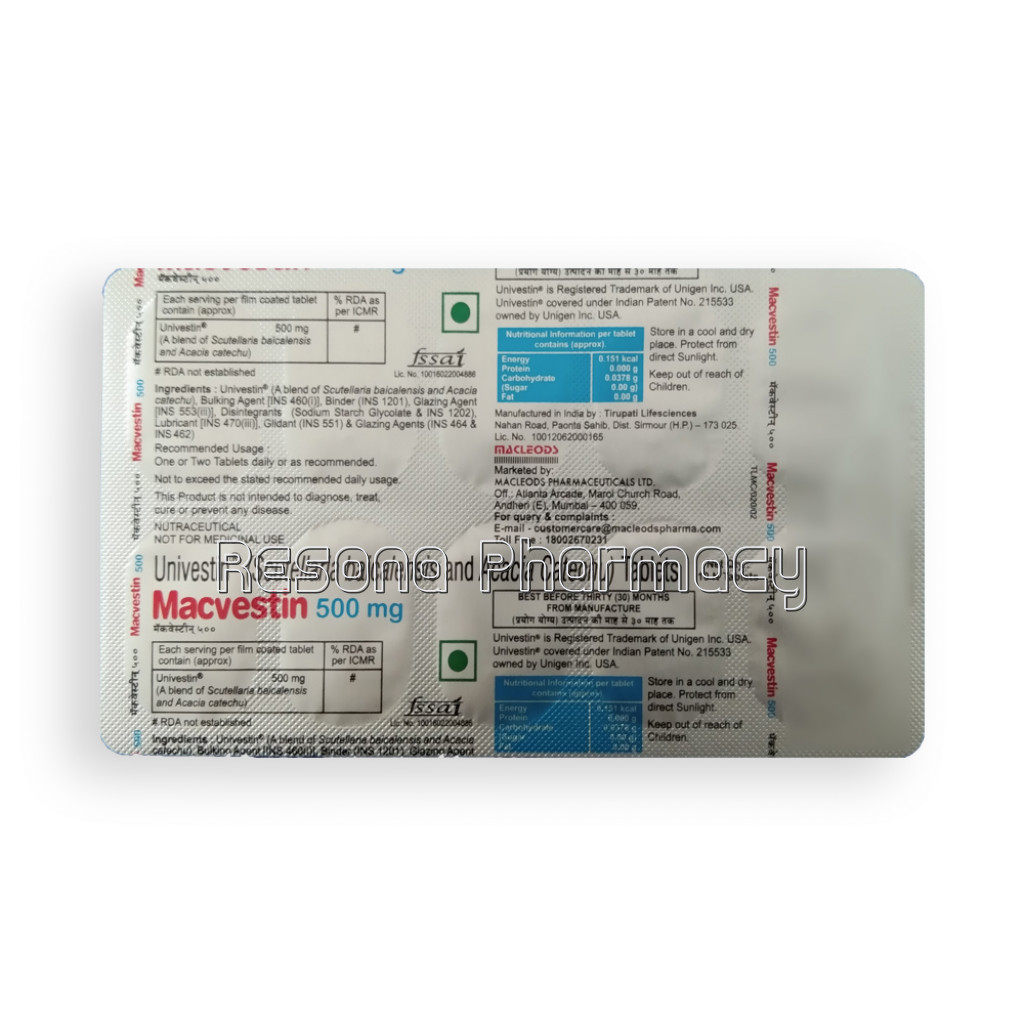 Macvestin 500Mg