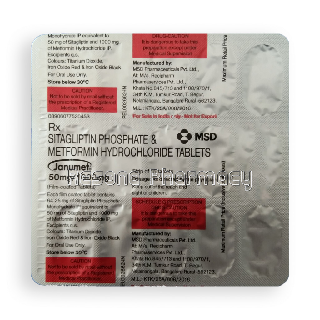Janumet 50/1000Mg
