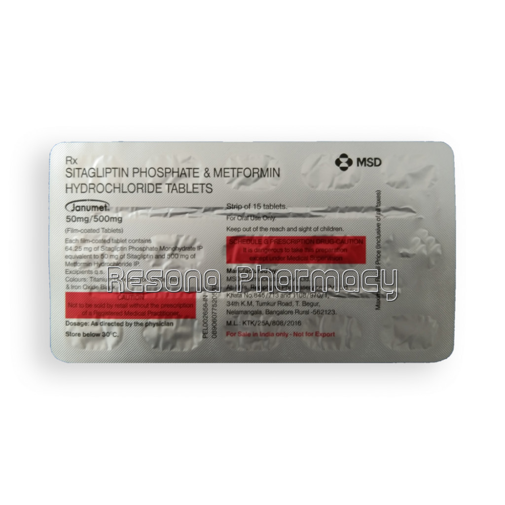 Janumet 50/500Mg