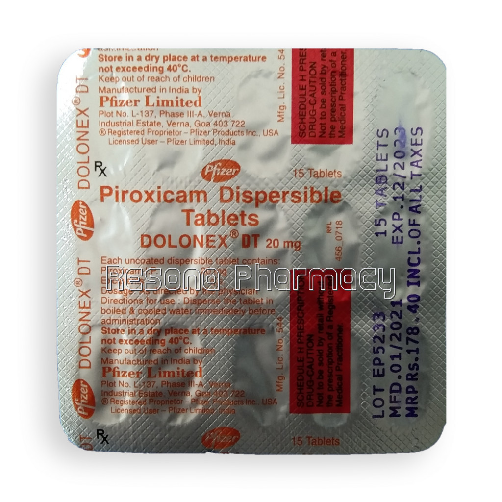Dolonex Dt 20Mg