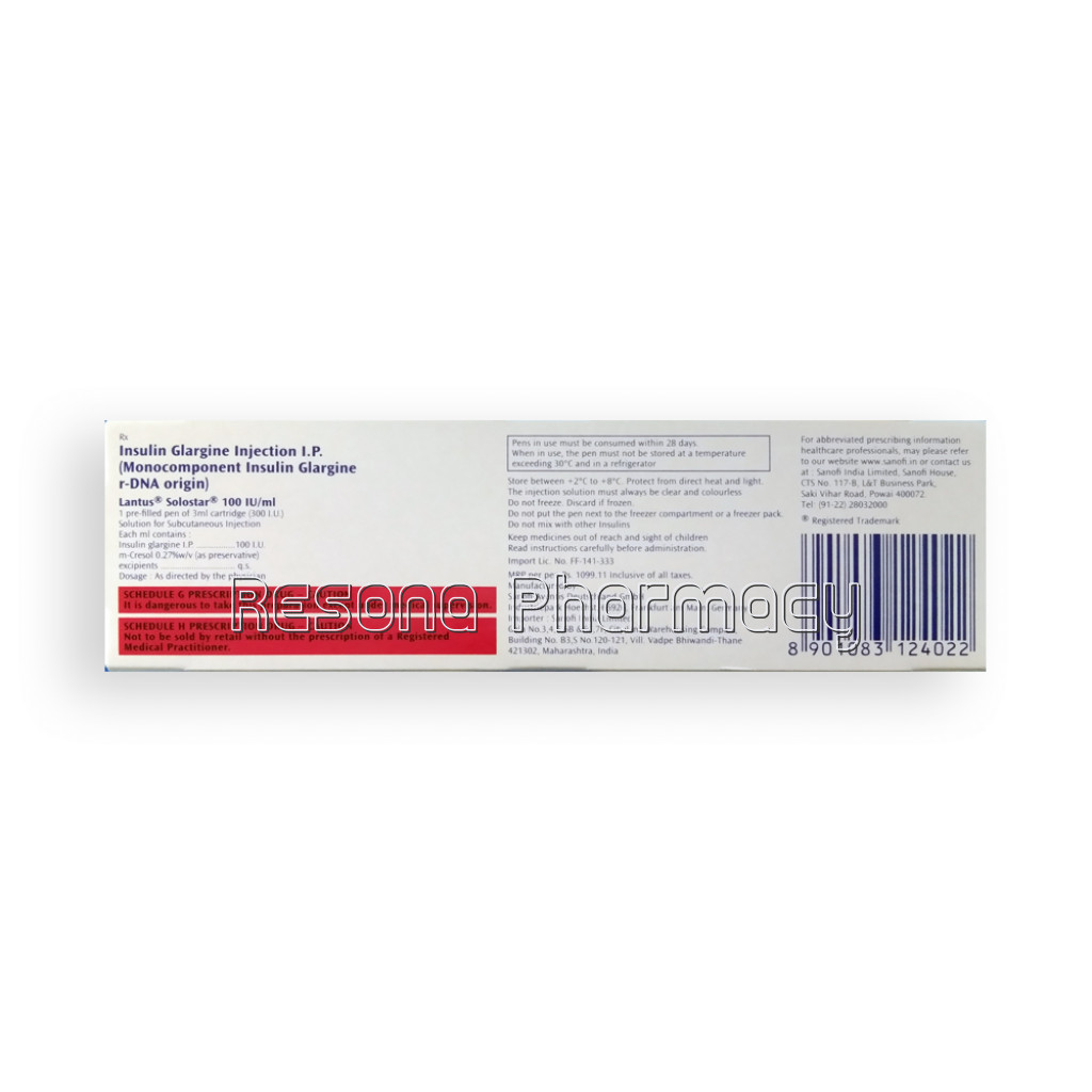 Lantus Solostar Injection