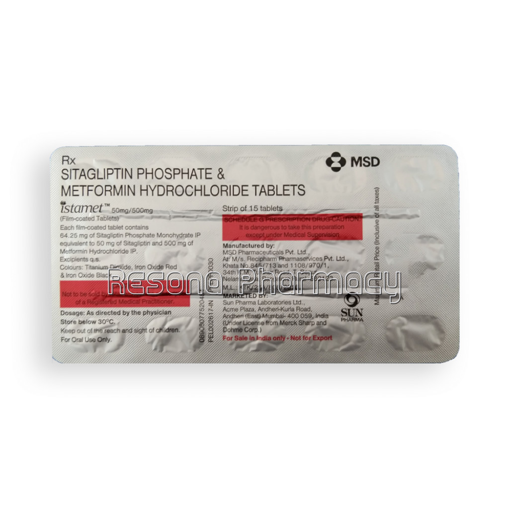 Istamet 50/500Mg