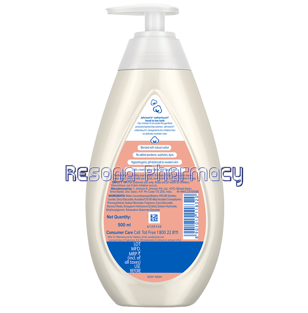 Johnson'S Cottontouch Newborn Head To Toe Bath