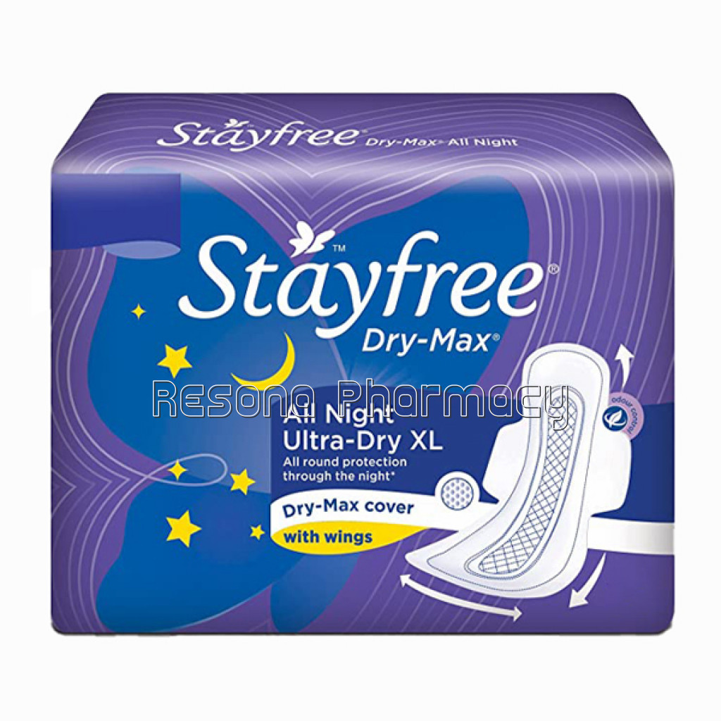 Stayfree Dry Max All Night 7 Pads