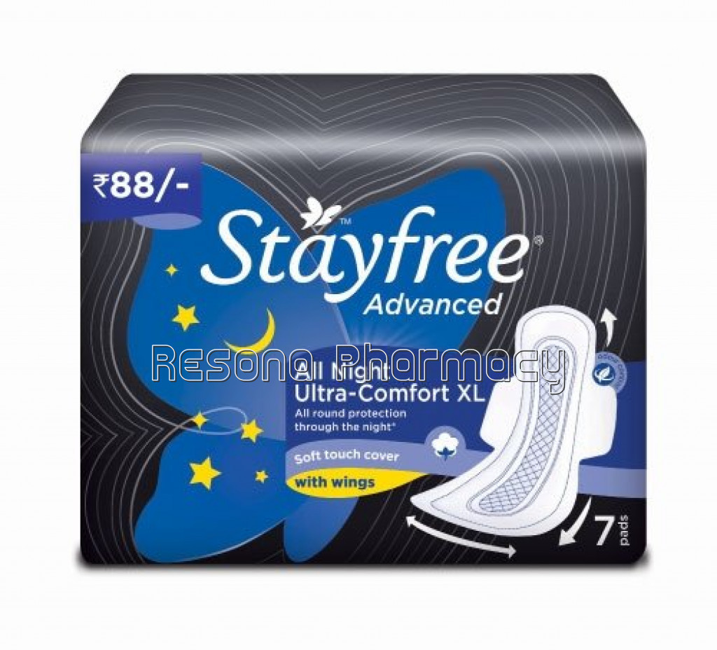 Stayfree Advanced All Night 7 Pads