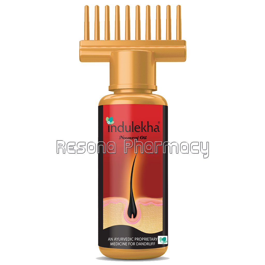 Indulekha Neemraj Oil, Reduces Dandruff, Grows New Hair, 100% Ayurvedic Oil 100Ml