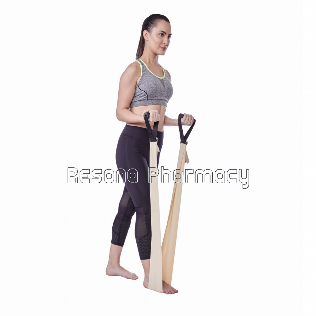 Active Band  Physical Resistance Band With Soft Grip Handles