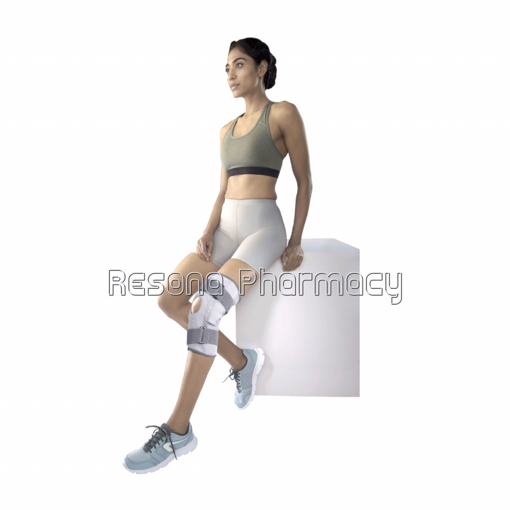 Elastic Hinged Knee Brace With Open Patella