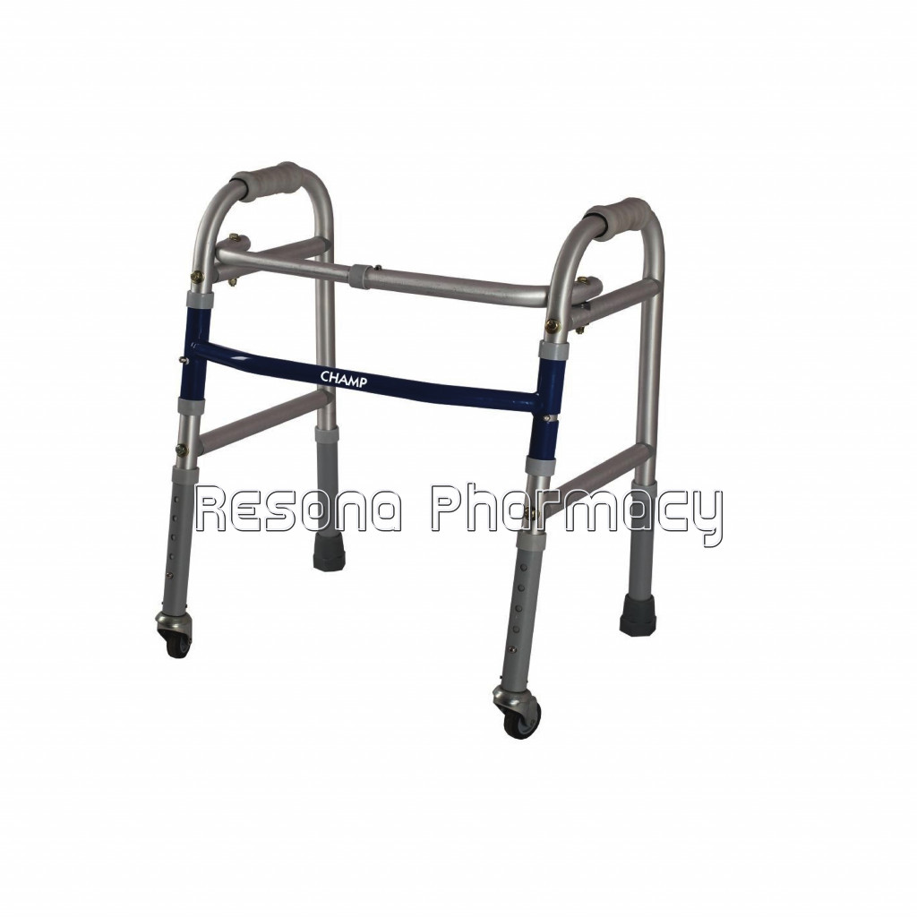 Champ Folding Walker With Castors – Child