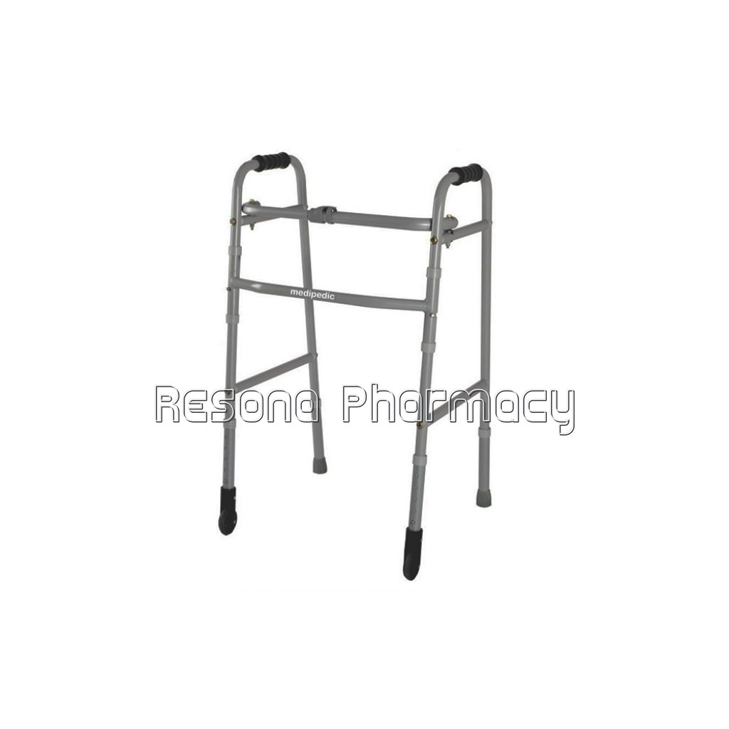 Medipedic Walker With Straight Castor – Single Bar