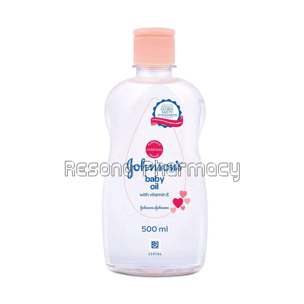 Johnson'S Baby Oil With Vitamin E 500Ml