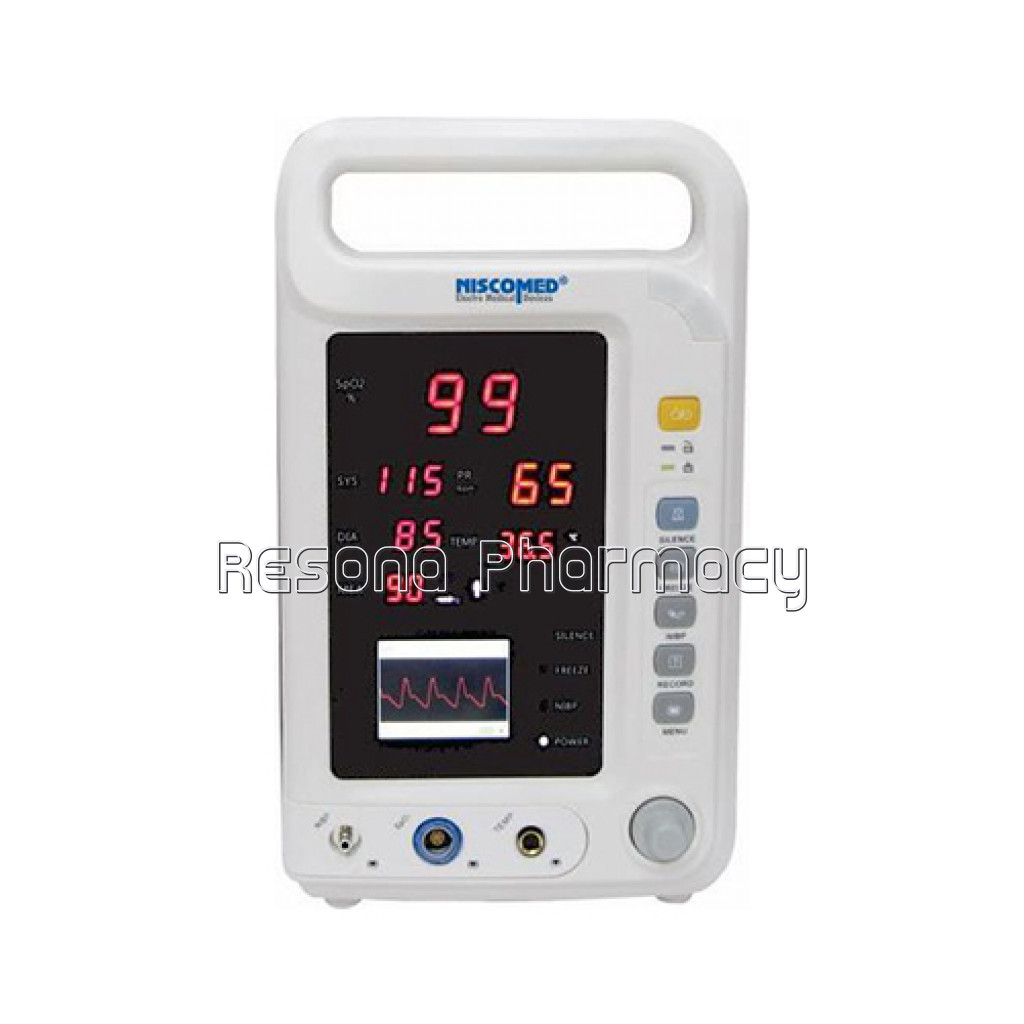 Tabletop Pulse Oximeter With Nibp , Aqua 7 Lite