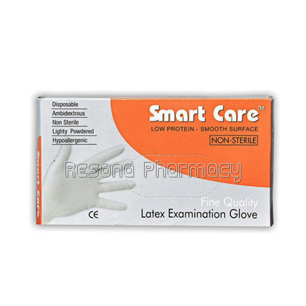 Smart Care Examination Gloves Powdered Small 50 Pcs