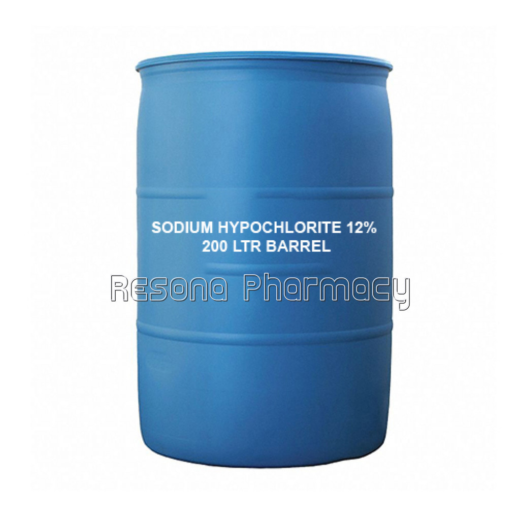 Sodium Hypochlorite 12% 200 Ltr Barrel