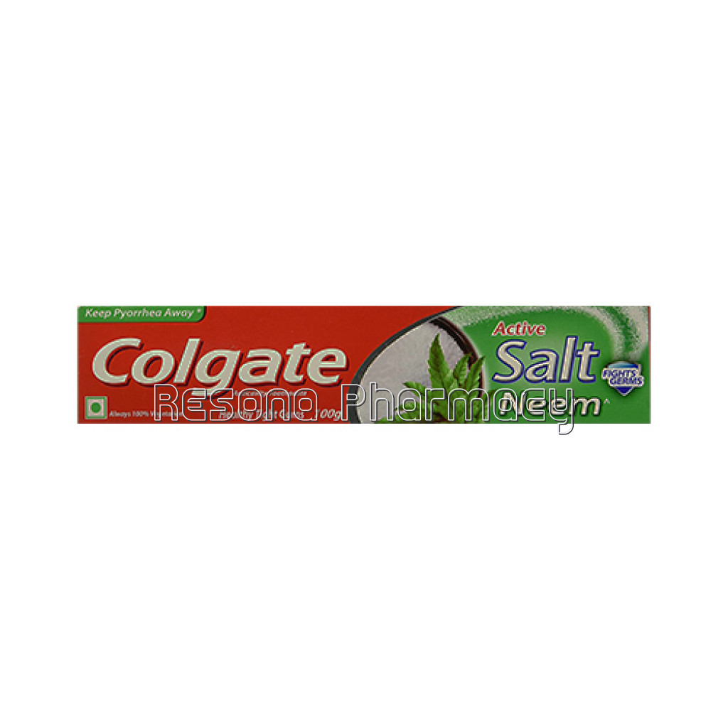 Colgate Active Salt Neem Toothpaste, Germ Fighting Toothpaste For Healthy, Tight Gums, 100Gm