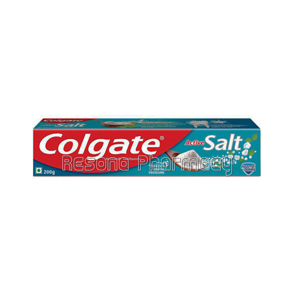 Colgate Active Salt Toothpaste, Germ Fighting Toothpaste For Healthy Gums And Teeth, 200Gm