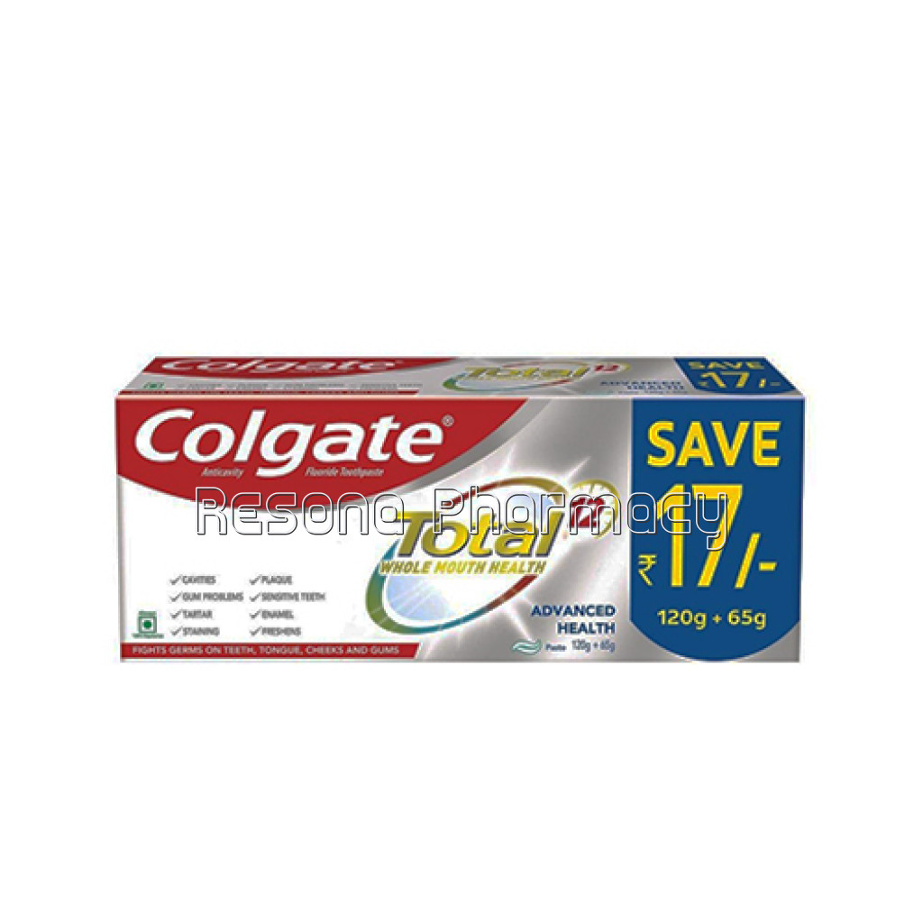 Colgate Total Advanced Health Cavity Protection Toothpaste   185 Gm (Pack Of 2)