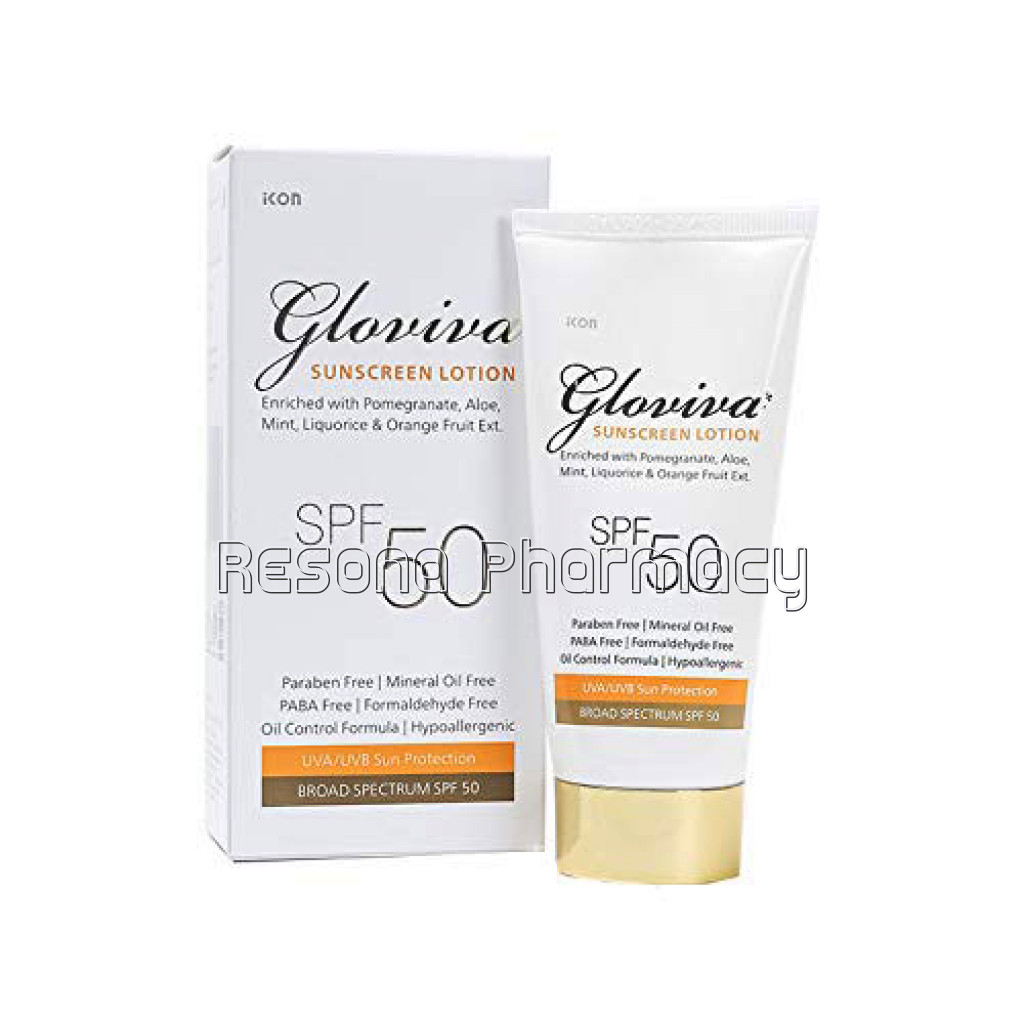 Gloviva Sunscreen Spf 50, 50Ml