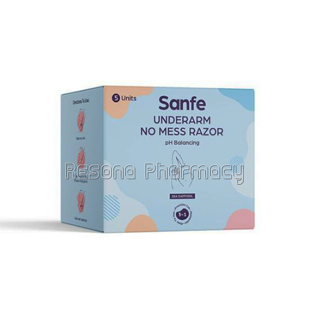 Sanfe Underarm No Mess Razor   Pack Of 5
