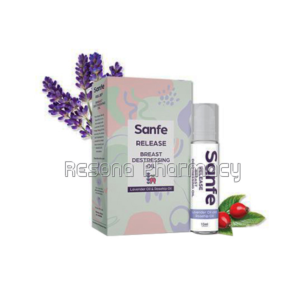 Sanfe Release Breast Destressing Roll On   Lavender Oil And Rosehip Oil