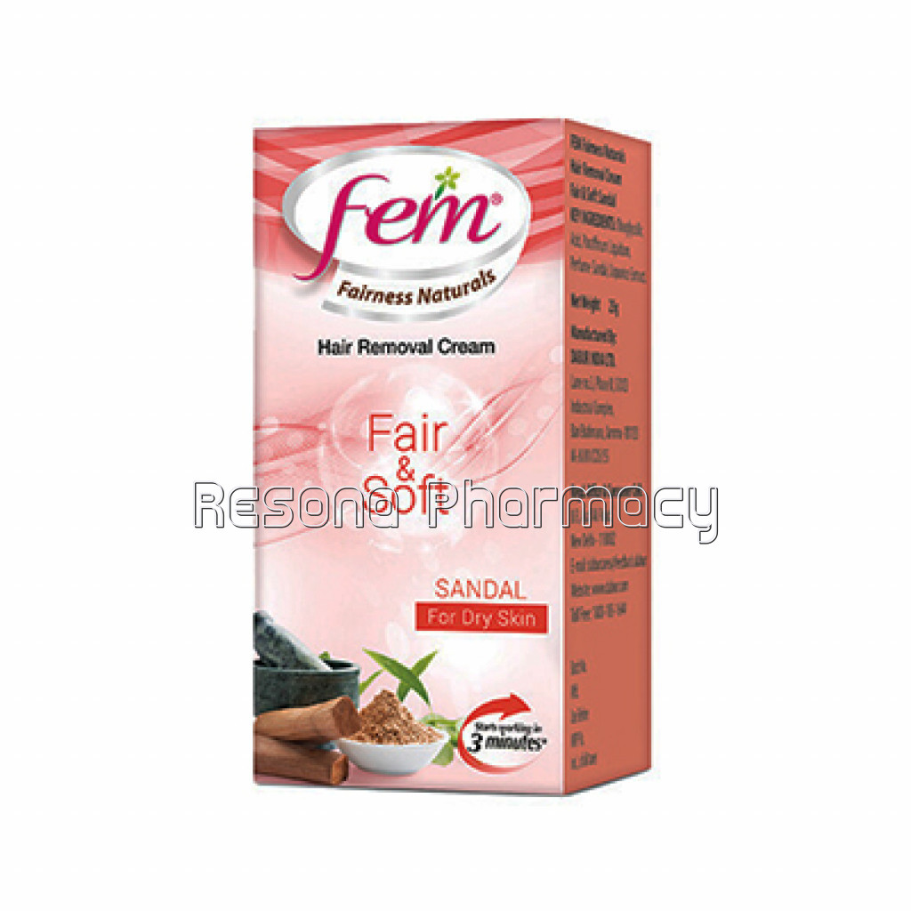 Fem Anti Darkening Hair Removal Cream   Sandal