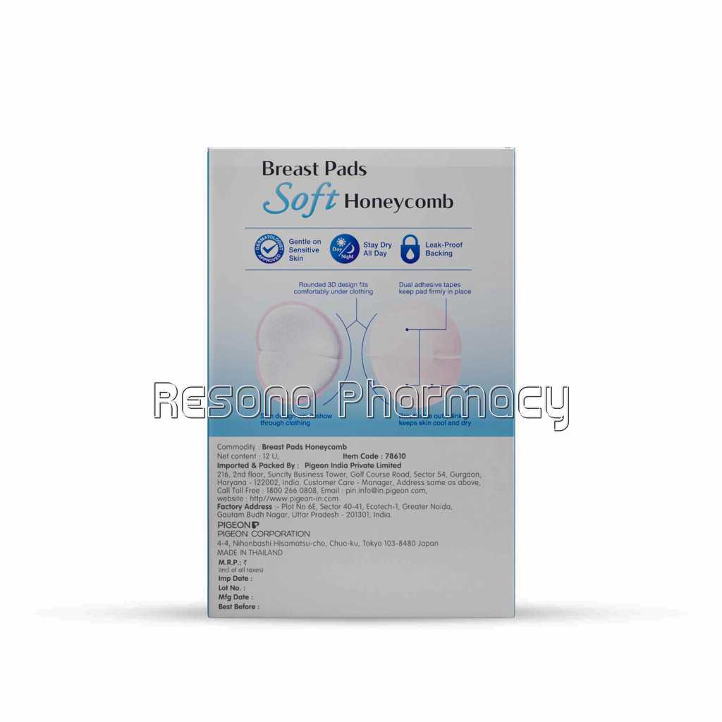 Breast Pads Honeycomb 12 Pcs Box