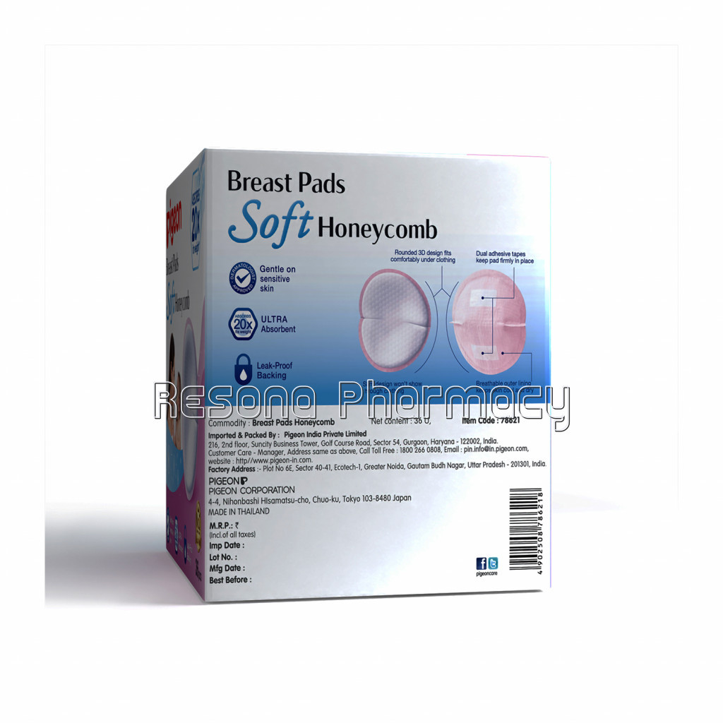 Breast Pads Honeycomb 36 Pcs