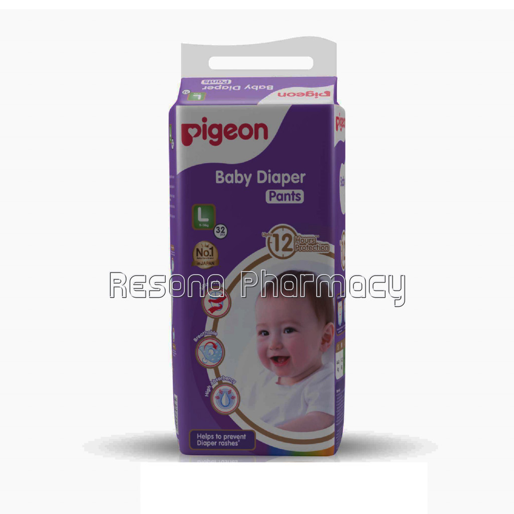 Pigeon Baby Diaper L Size 32Pcs