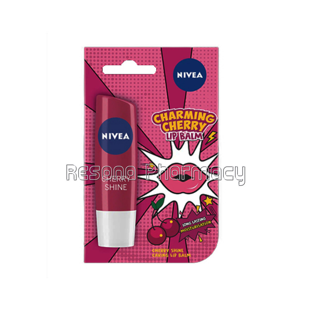 Nivea Cherry Shine Caring Lip Balm 4.80 Gm