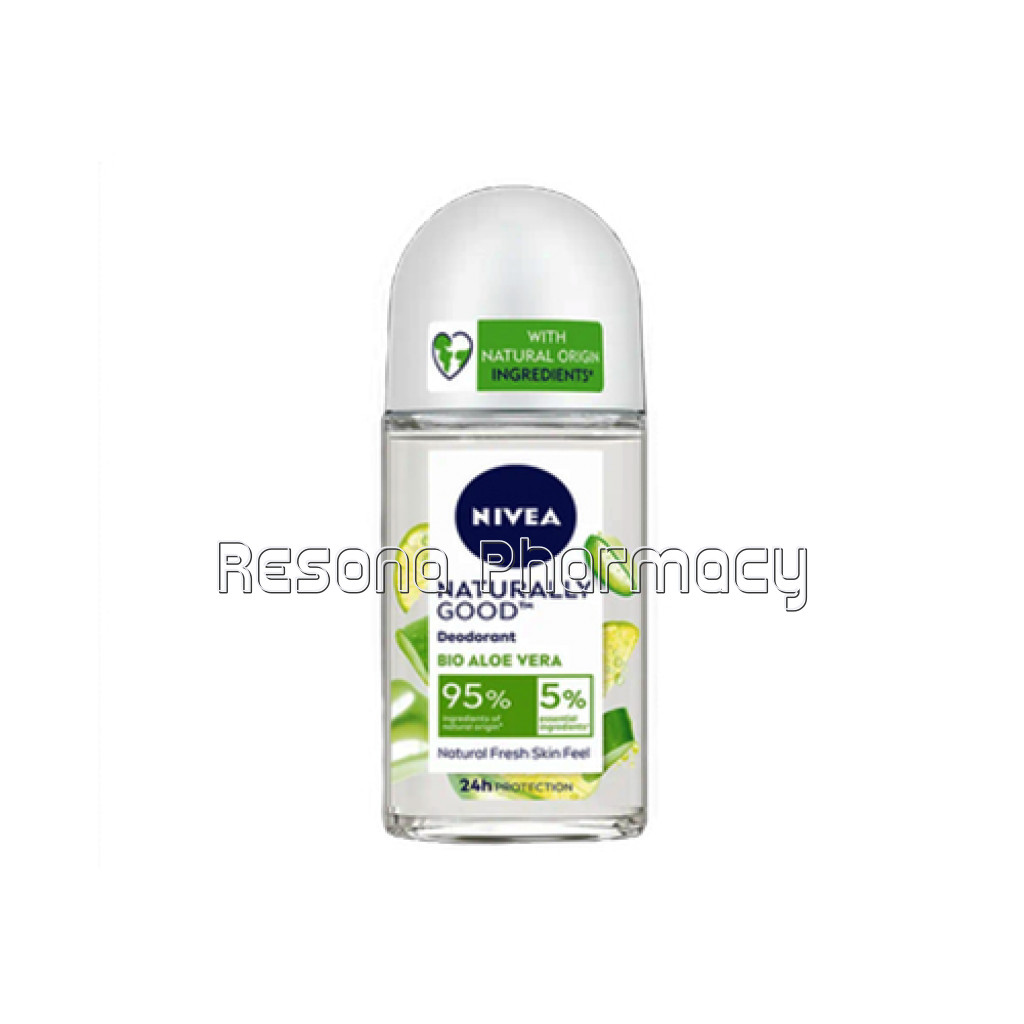 Nivea Naturally Good Bio Aloe Vera Roll On 50Ml