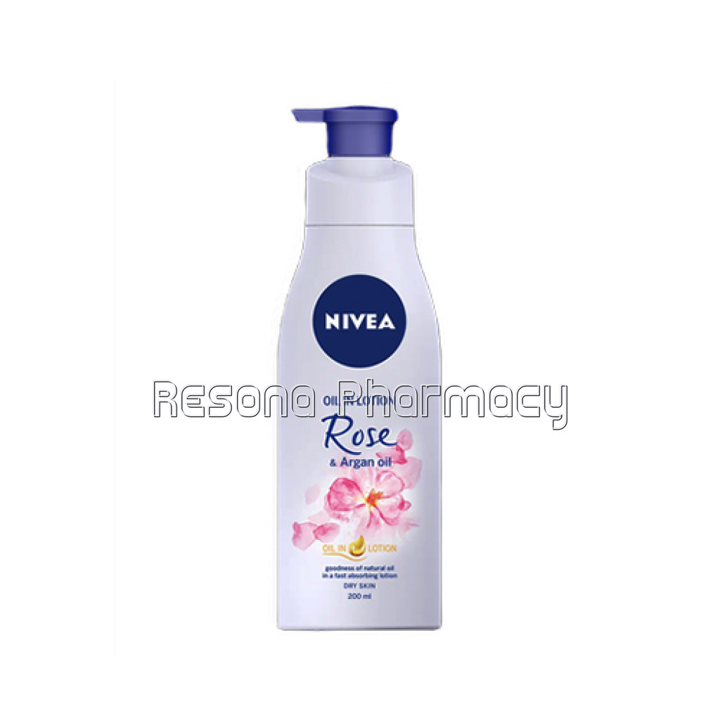 Nivea Oil In Lotion Rose and Argan Oil 200 Ml