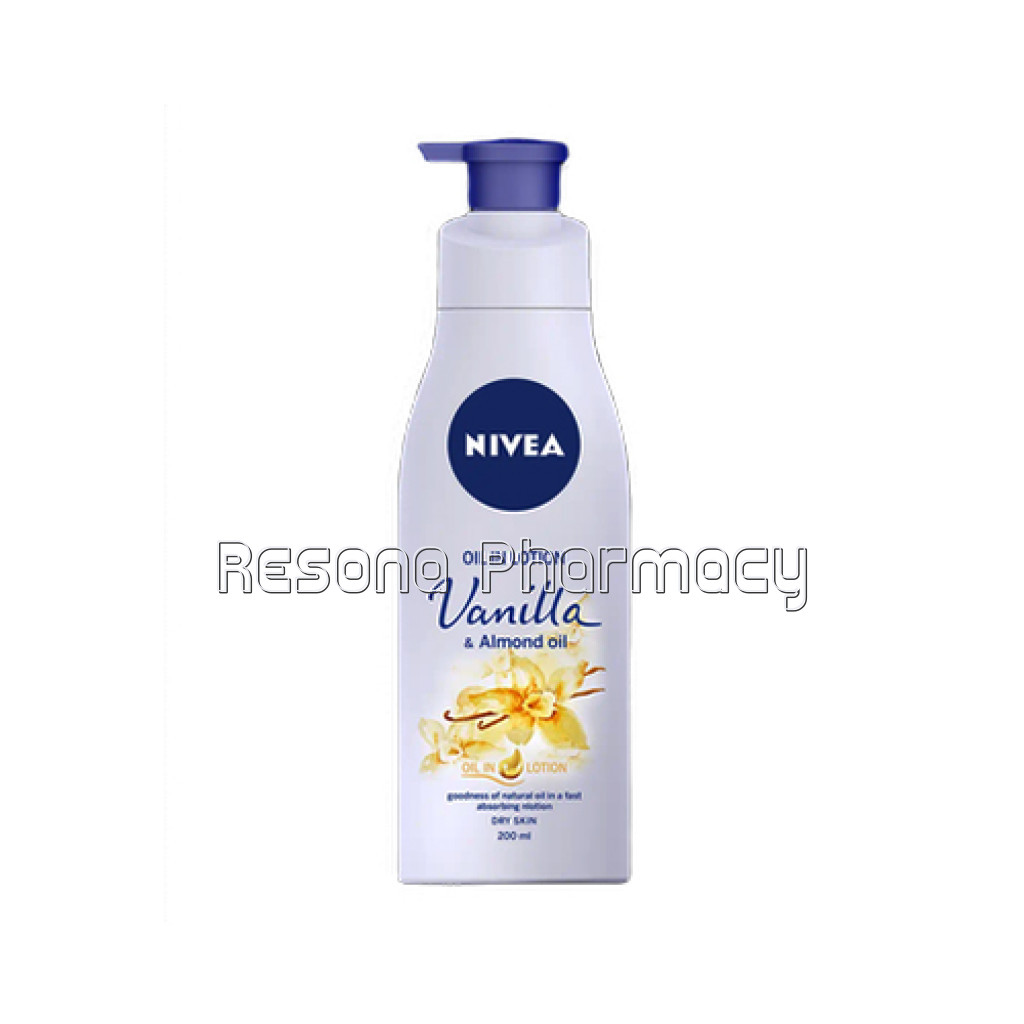Nivea Oil In Lotion Vanilla and Almond Oil 200 Ml
