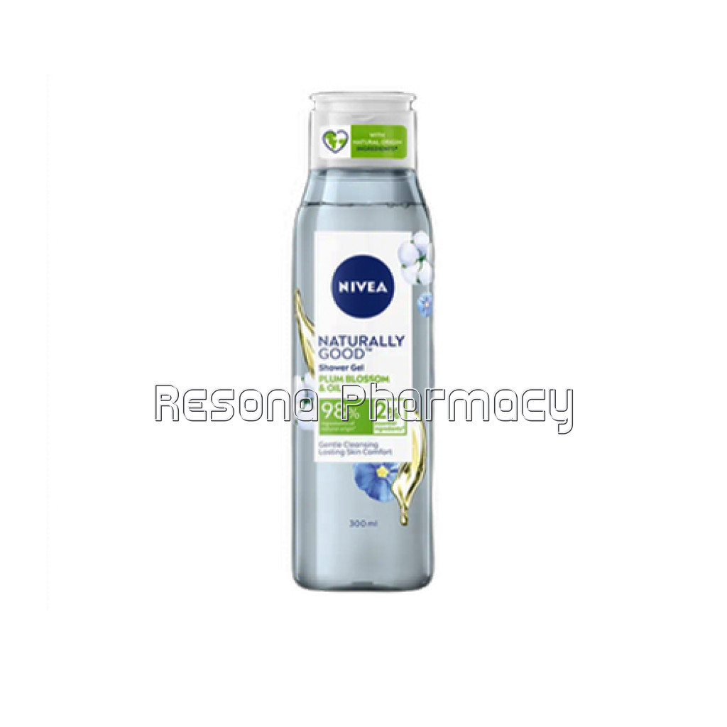 Nivea Naturally Good Plum Blossom and Oil Shower Gel 300 Ml