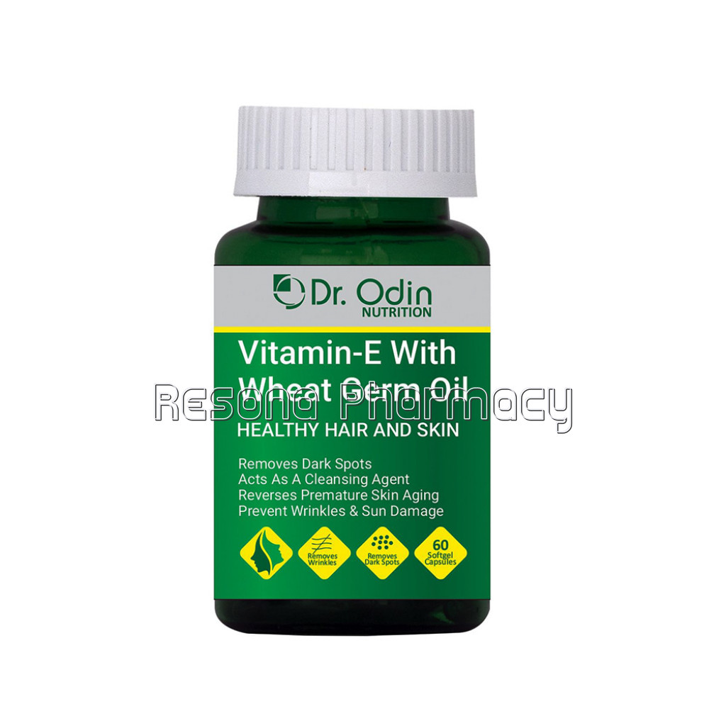 Vitamin E With Wheat Germ Oil   60 Count
