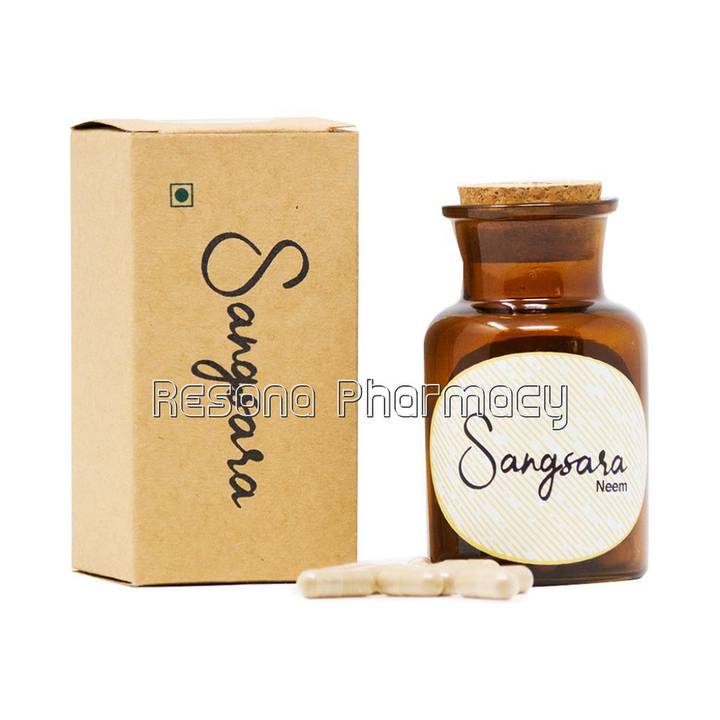 Sangsara Neem Capsules   60 Count