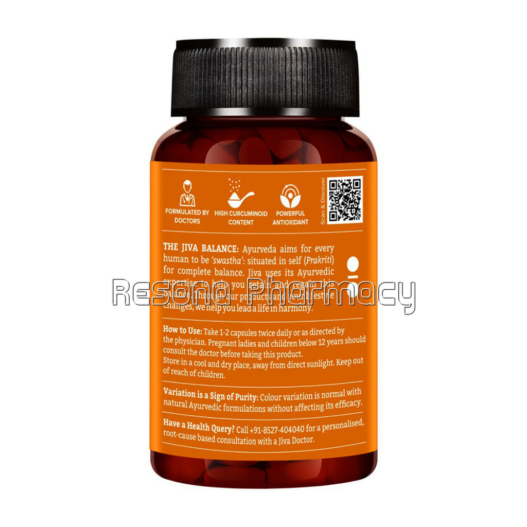 Jiva Ayurveda Turmeric Capsules