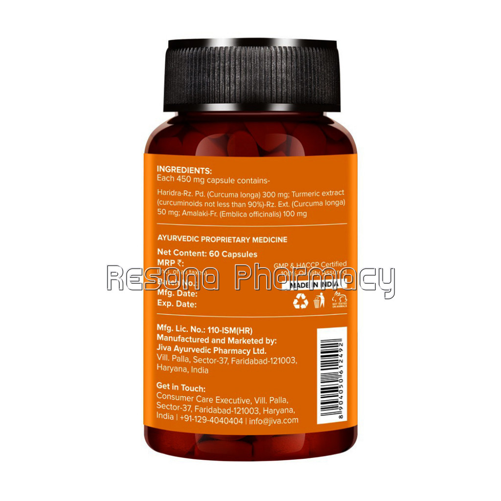 Jiva Ayurveda Turmeric Capsules