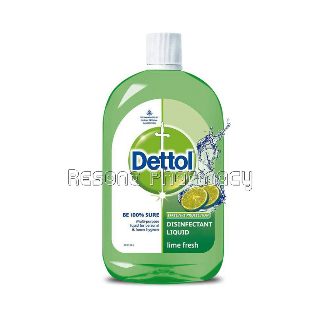 Dettol Liquid Disinfectant Cleaner For Home, Lime Fresh, 1L