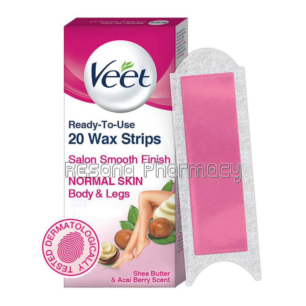 Veet Full Body Waxing Kit For Normal Skin   20 Strips