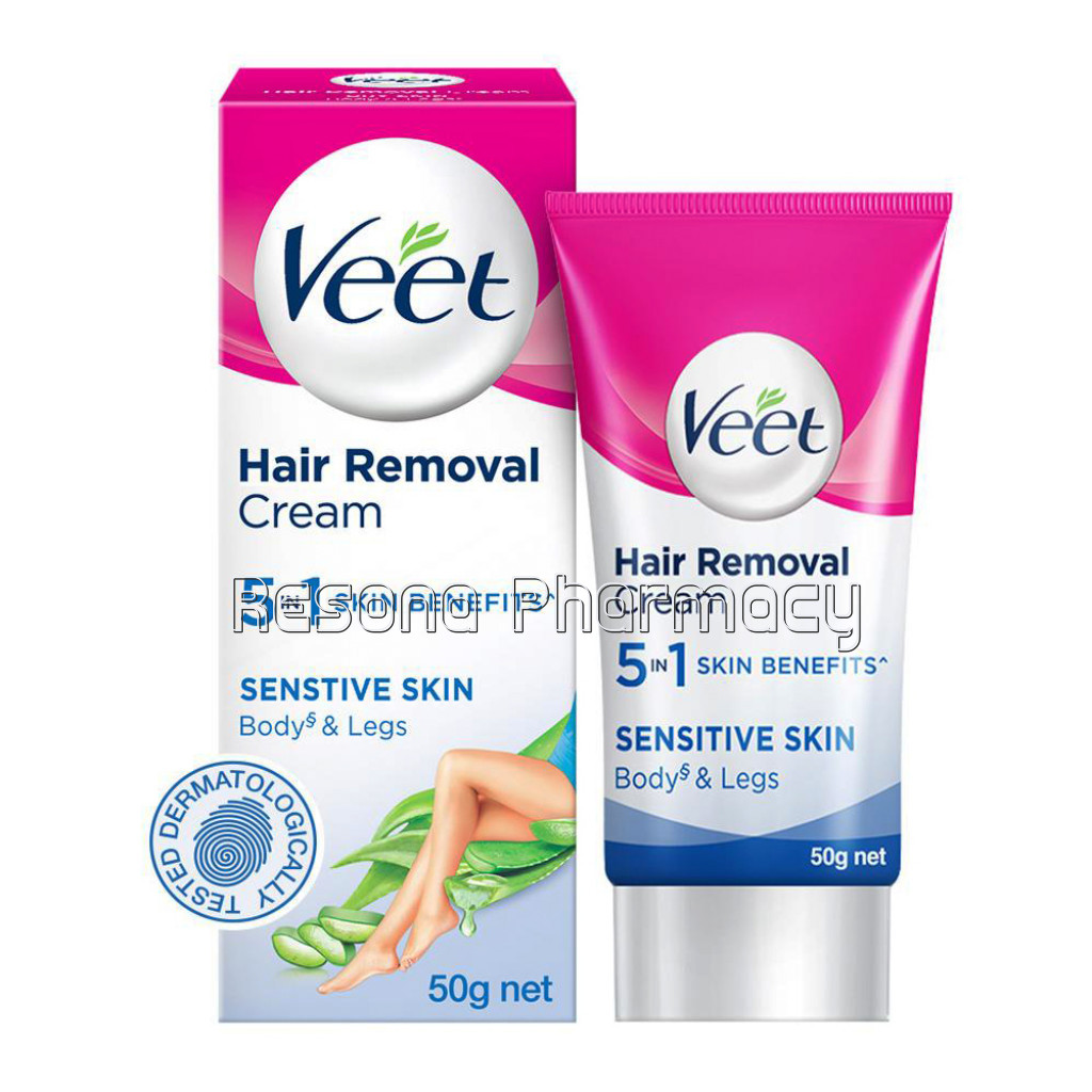 Veet Silk and Fresh Hair Removal Cream, Sensitive Skin   50 Gm