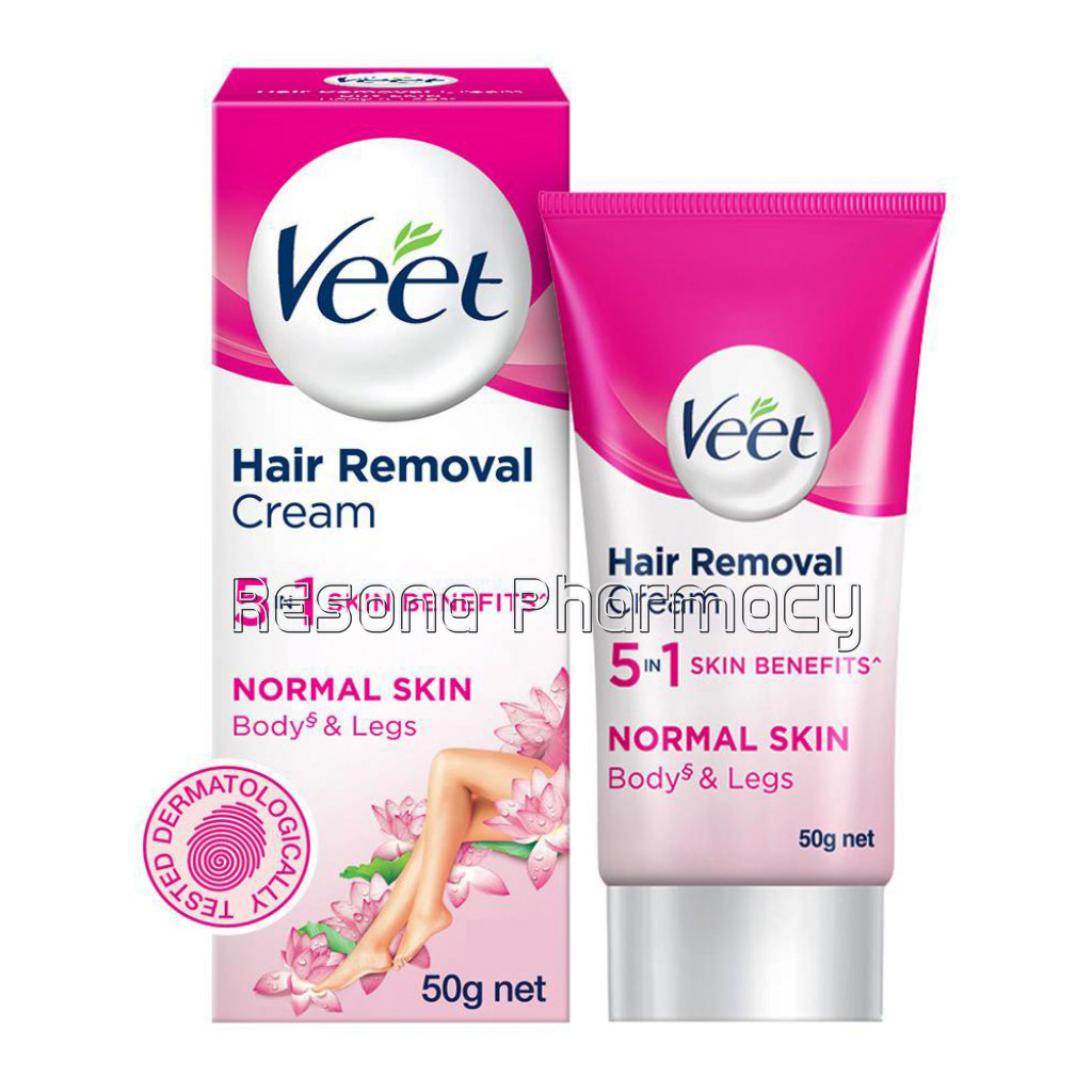 Veet Silk and Fresh Hair Removal Cream, Normal Skin   50 Gm