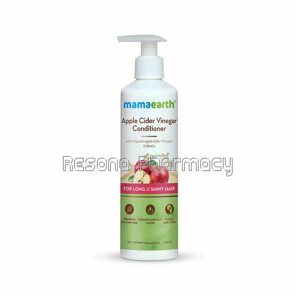 Apple Cider Vinegar Conditioner With Organic Apple Cider Vinegar And Biotin For Long And Shiny Hair – 250Ml