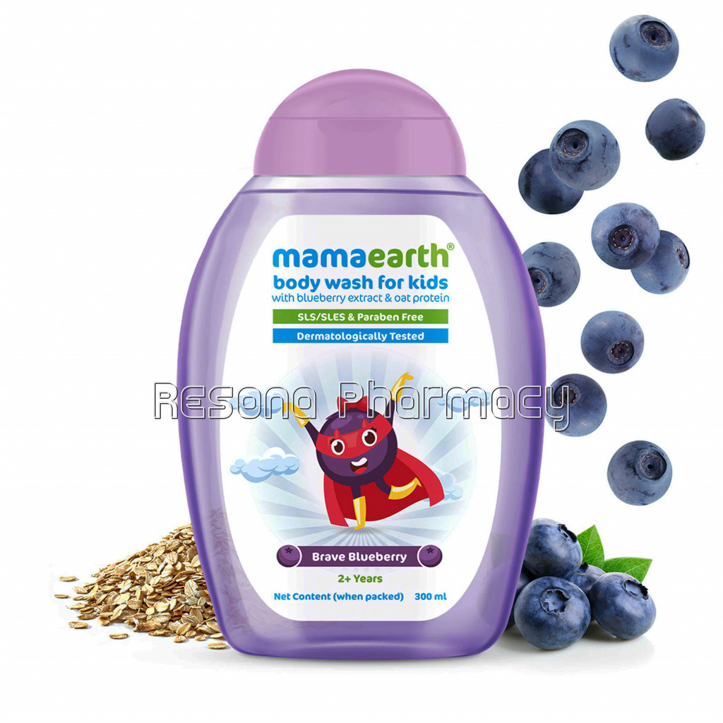 Brave Blueberry Body Wash For Kids With Blueberry And Oat Protein   300 Ml