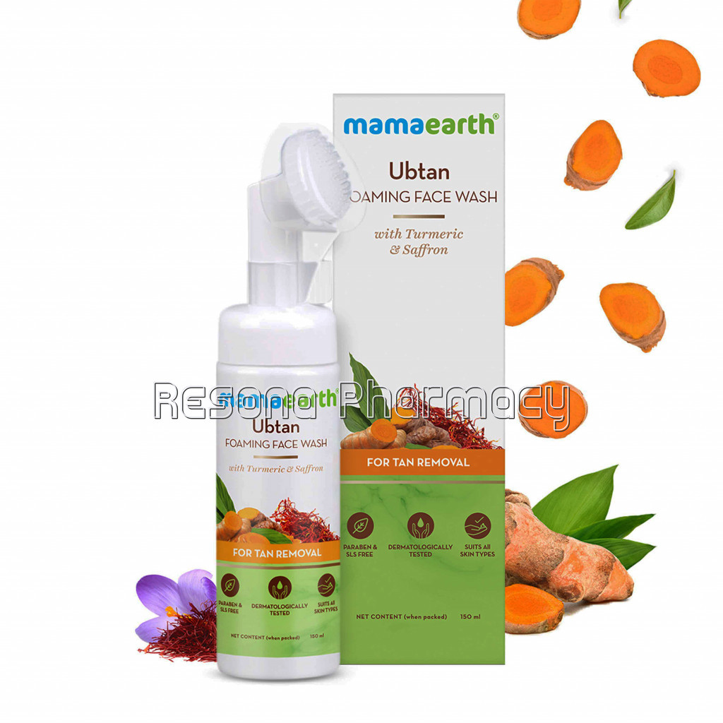 Ubtan Foaming Face Wash With Turmeric And Saffron For Tan Removal – 150Ml