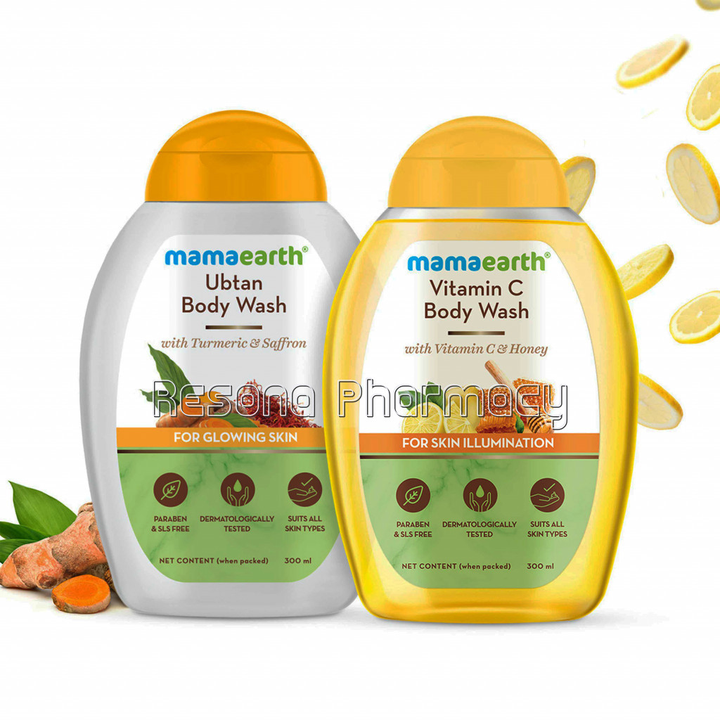 Ubtan Body Wash And Vitamin C Body Wash Combo