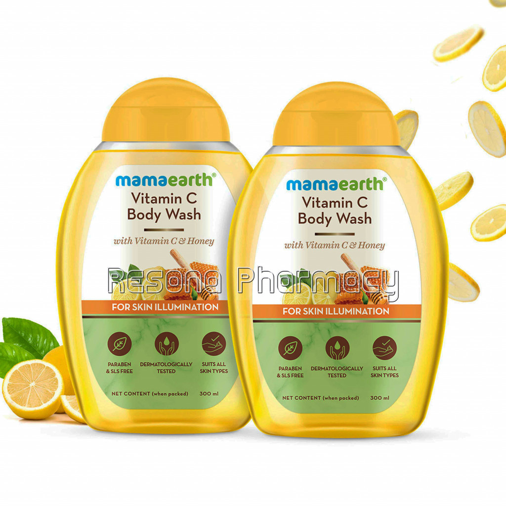 Vitamin C Body Wash With Vitamin C And Honey For Skin Illumination   Pack Of 2
