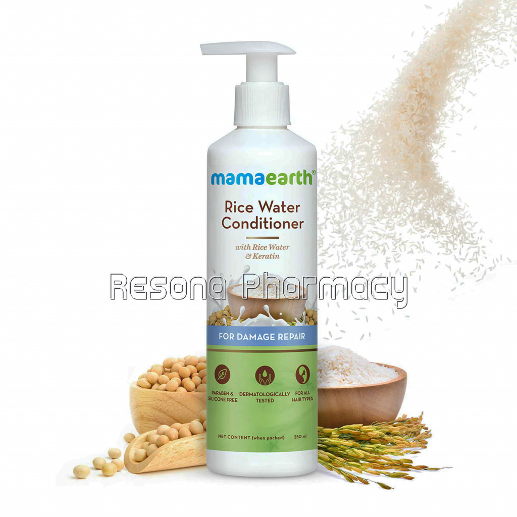 Rice Water Conditioner With Rice Water And Keratin For Damaged, Dry And Frizzy Hair   250 Ml