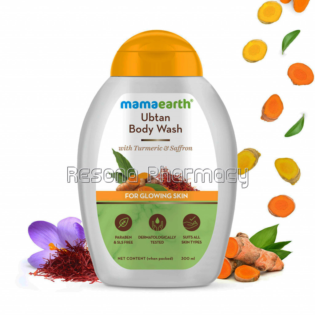 Ubtan Body Wash With Turmeric And Saffron For Glowing Skin – 300 Ml