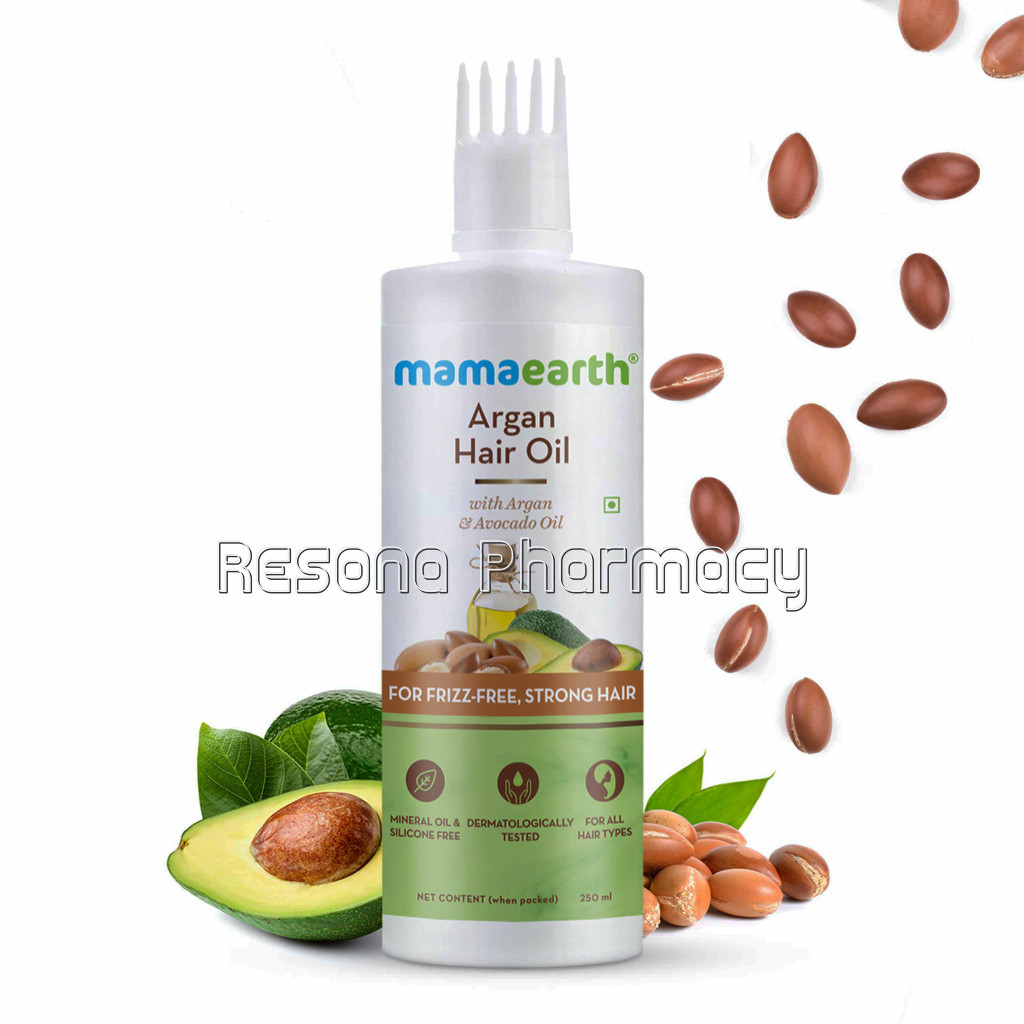 Argan Hair Oil With Argan Oil And Avocado Oil For Frizz Free And Stronger Hair – 250 Ml