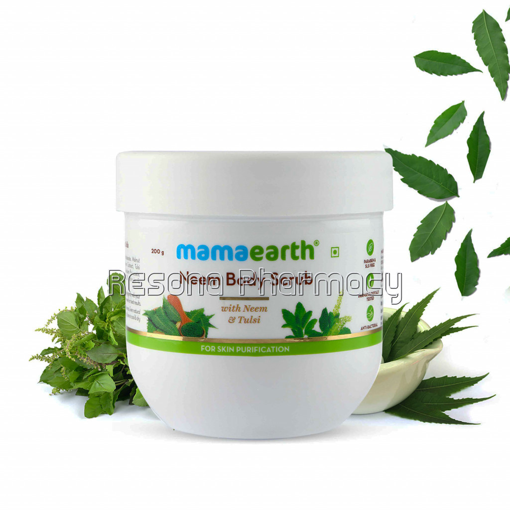 Neem Body Scrub With Neem And Tulsi For Skin Purification – 200 Gm